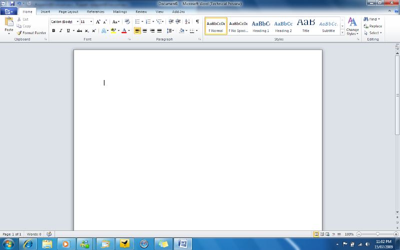 Word 2010